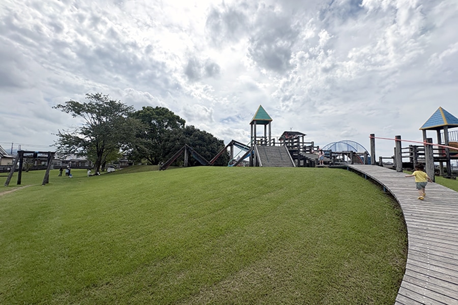 大きな公園が多い